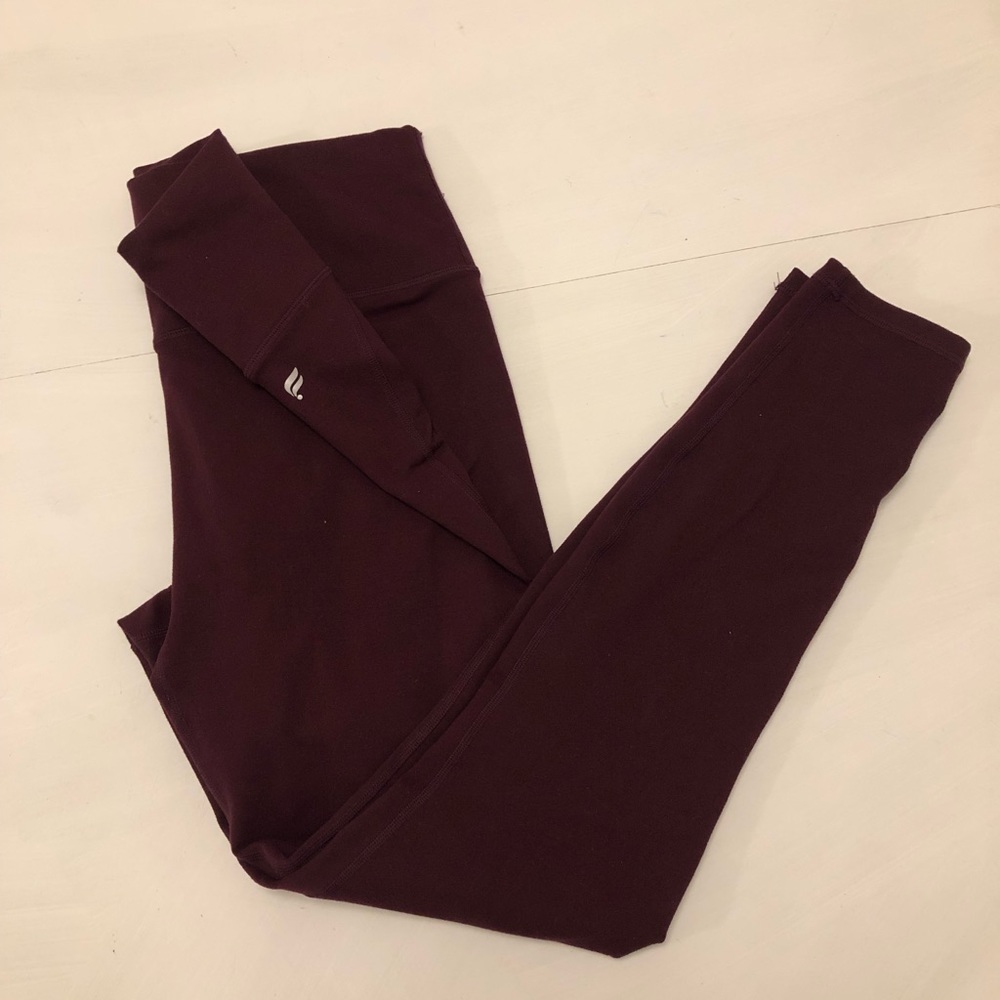 Maroon Fabletics Leggings